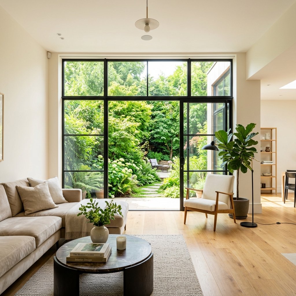 Modern Garden Window Frame